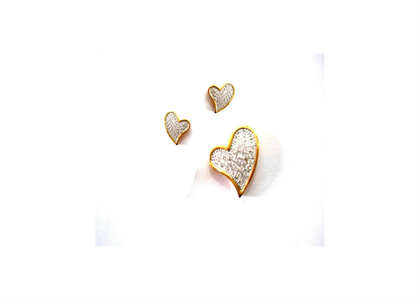 Gold Plated | Hearts Pendant Sets